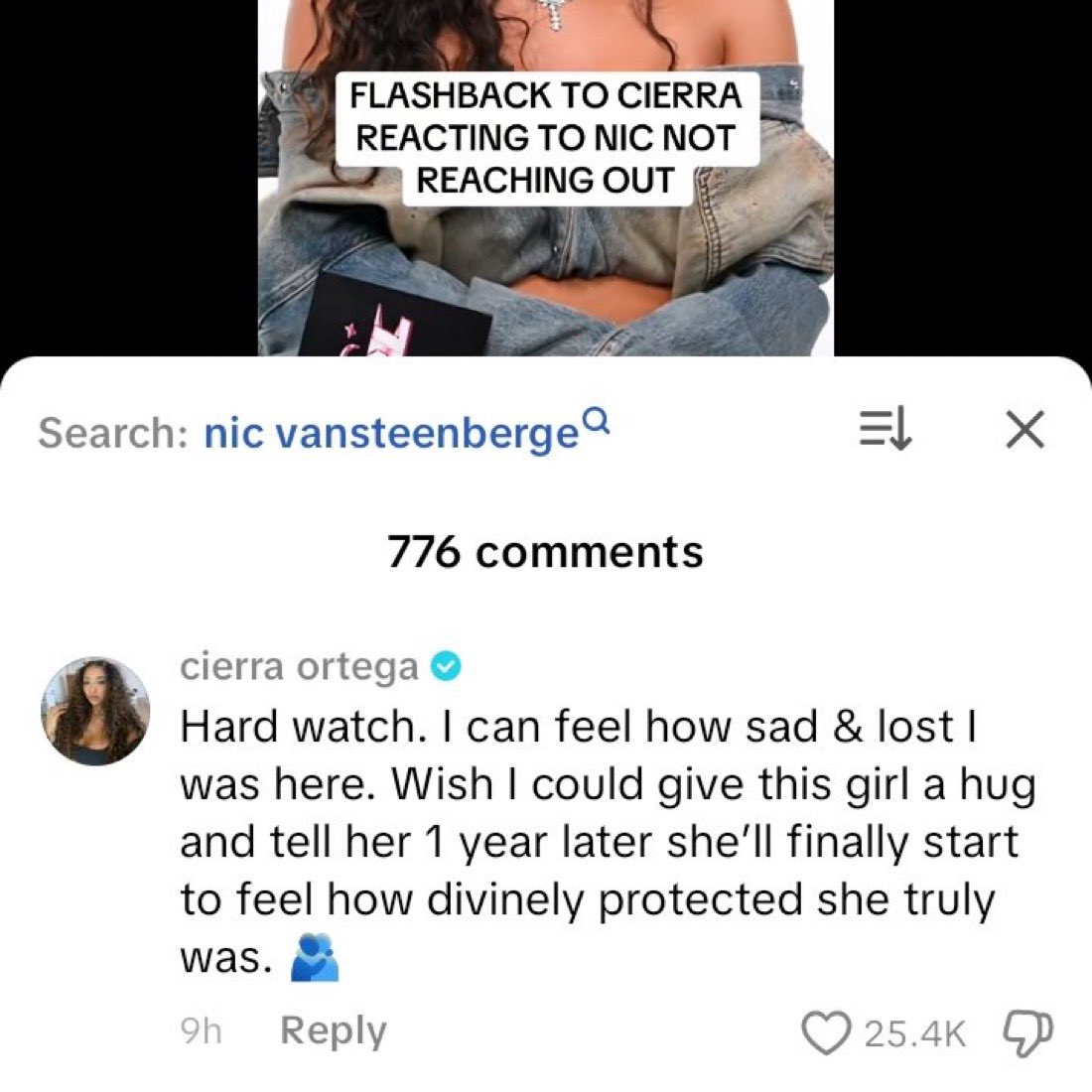 derintheestalli's tweet photo. imagine olandria commenting something like this on a tiktok about taylor not reaching out to her last year when the comment section is flooded with clarke hate… but if i say it’s misogynoir that leads ppl to treat this girl actions as normal imma get hanged https://t.co/vliWPQ8xHf