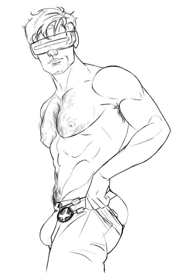 NickDrawArt's tweet photo. Cyclops sketch. Trying a cleaner comic line while keeping the anatomy expressive. Feedback is always welcome.
#Cyclops #XMen #FanArt #NSFWArt https://t.co/Ouz3Xbr6Lc