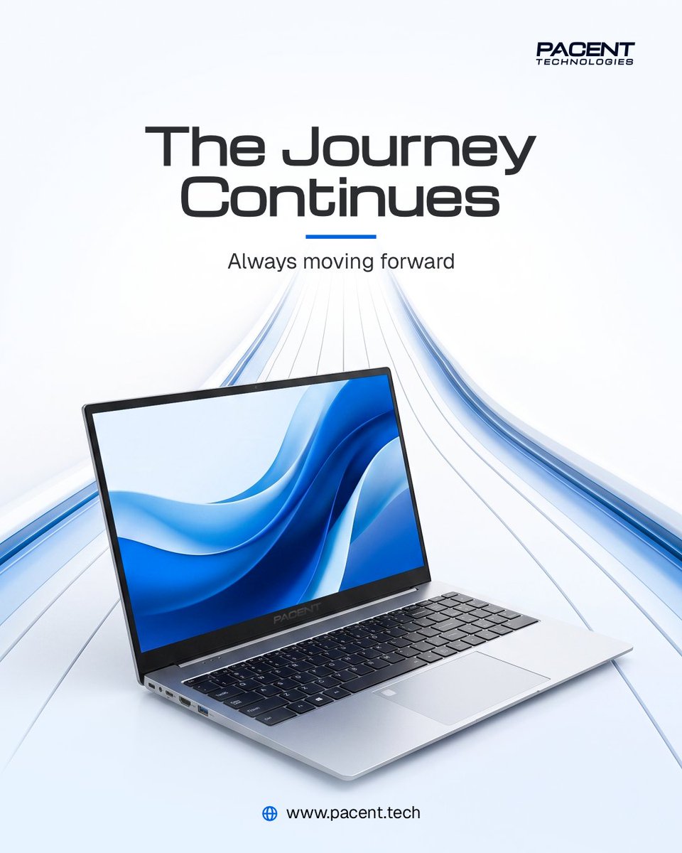 Pacenttech's tweet photo. With the right technology, you keep moving forward. 

Pacent keeps you ready for what’s next.

Keep moving. Choose Pacent.

#PacentTechnologies #KeepMovingForward #SmartTechnology #TechNigeria #TechForWork https://t.co/7BmqFLhErx