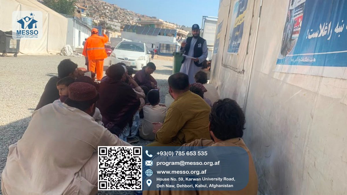 MessoOrg's tweet photo. the heart of our mission at Liwyee Babajan Camp 
Our field worker Mr. Abdul Salam, Achakzai do it all—from registering returnees and providing safety awareness, and helping families find their way home.
#WelcomeHome #AfghanReturnees #HumanitarianWork #Kabul #LiwyeeBabajan https://t.co/QsEgUdm0LJ