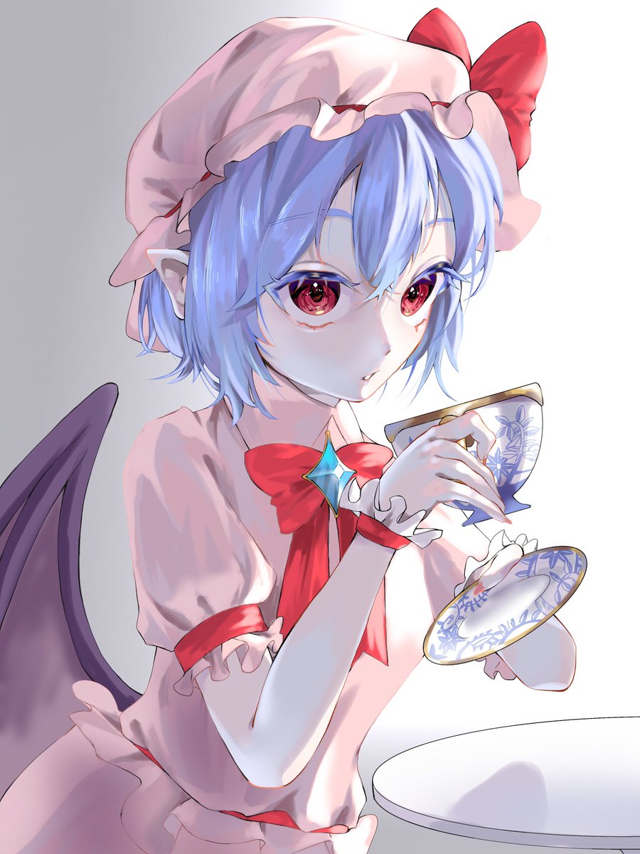 siawasesset's tweet photo. レミリア様☕️
#イラスト #東方Project #レミリア・スカーレット https://t.co/ayptHOyqc2