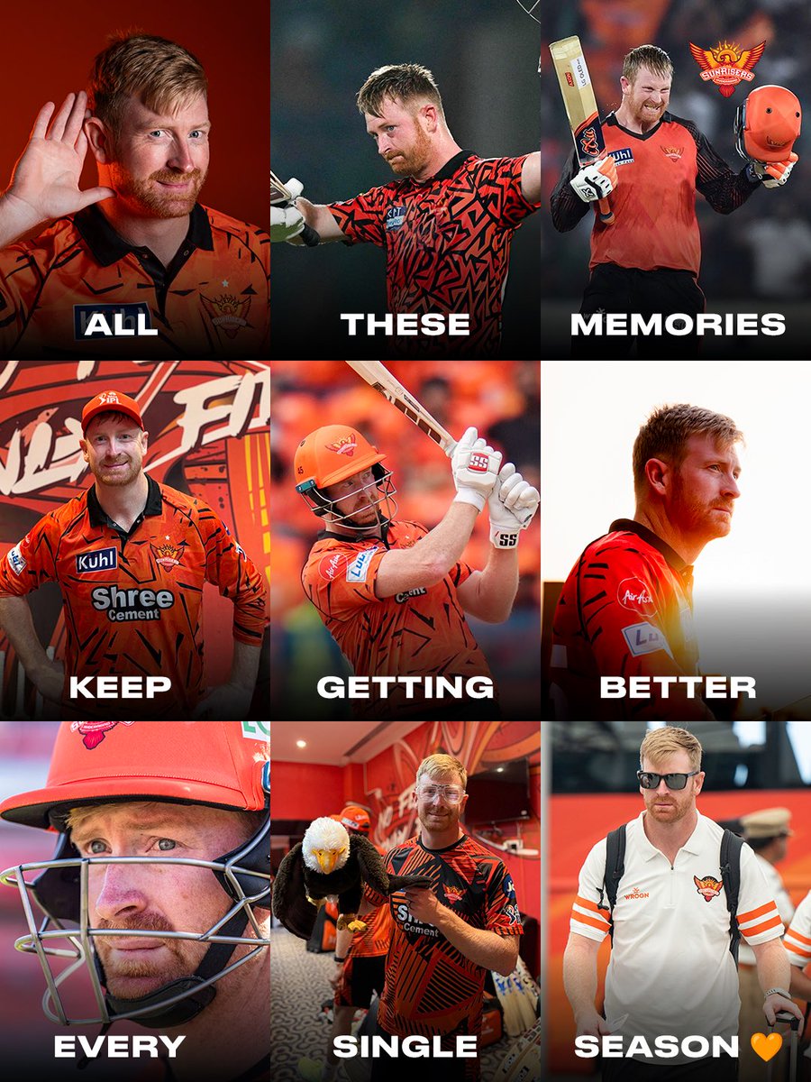 SunRisers's tweet photo. Every season gives us another reason to celebrate this man 🧡 https://t.co/KzSbIb3njf