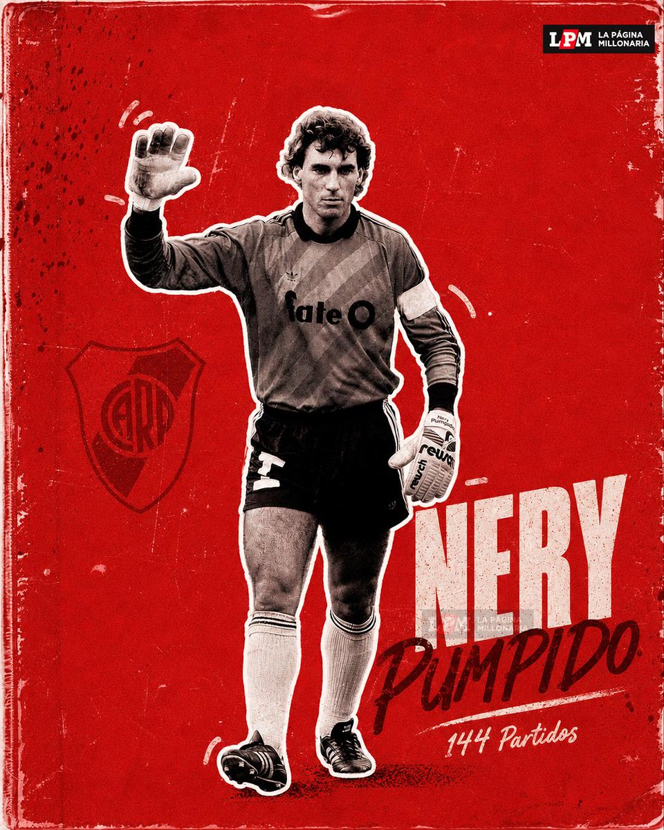 RiverLPM's tweet photo. 📊 144 Partidos
🏆🇦🇷 Primera División 1985/86
🏆🌎 Libertadores 1986
🏆🌎 Intercontinental 1986
🇦🇷 Campeón del Mundo 1986
⛔ 0 Superclásicos perdidos

Feliz cumpleaños, Nery! 🧤 https://t.co/otLHObN2aO