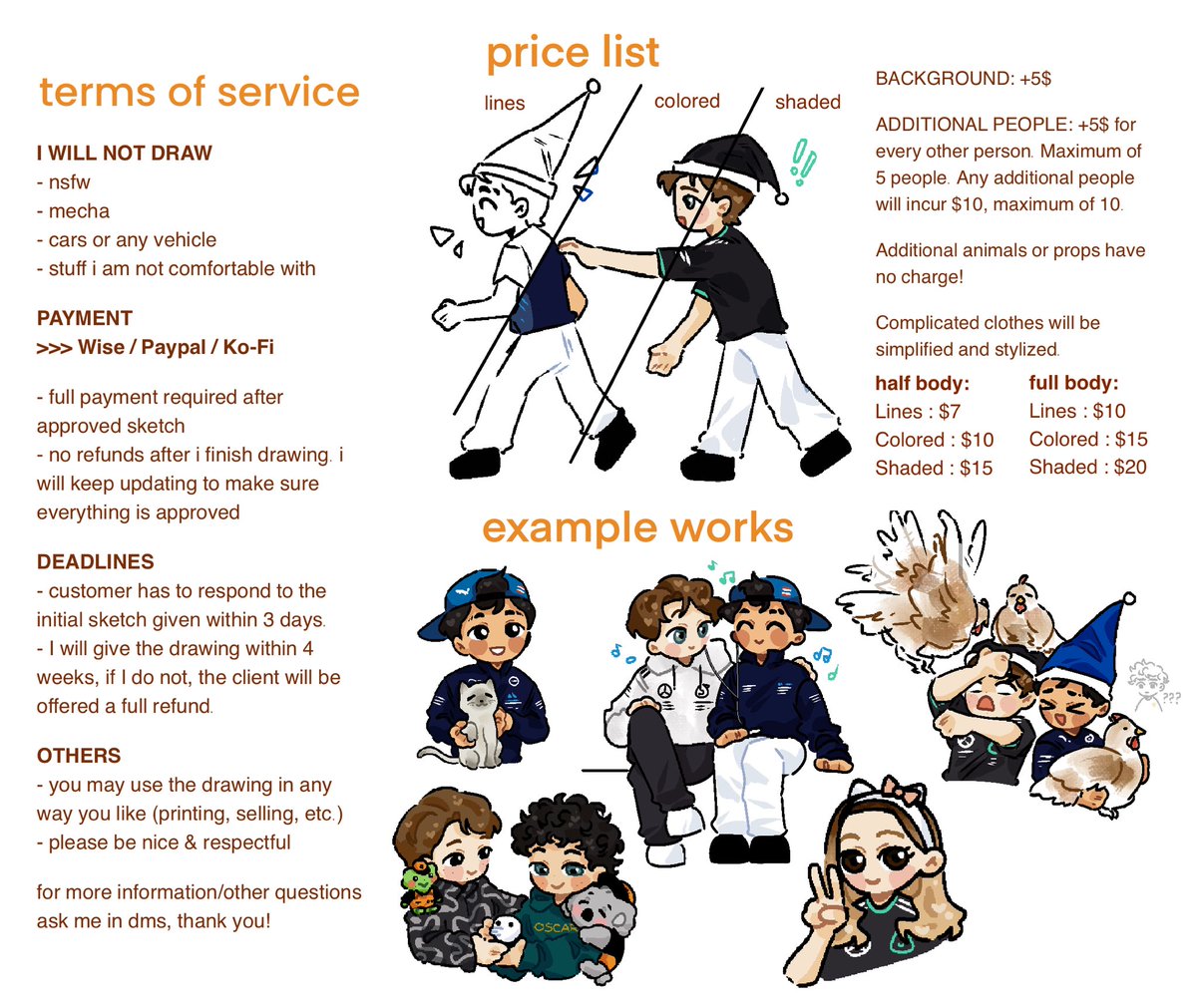 83tanawin's tweet photo. COMMISSIONS ARE OPEN ‼️ with no slot limitations!

I have updated terms and conditions, as well as an opening for my semi-realistic artstyle!!!

message me for inquiries:D thank youuu https://t.co/XdnPvS0jz3