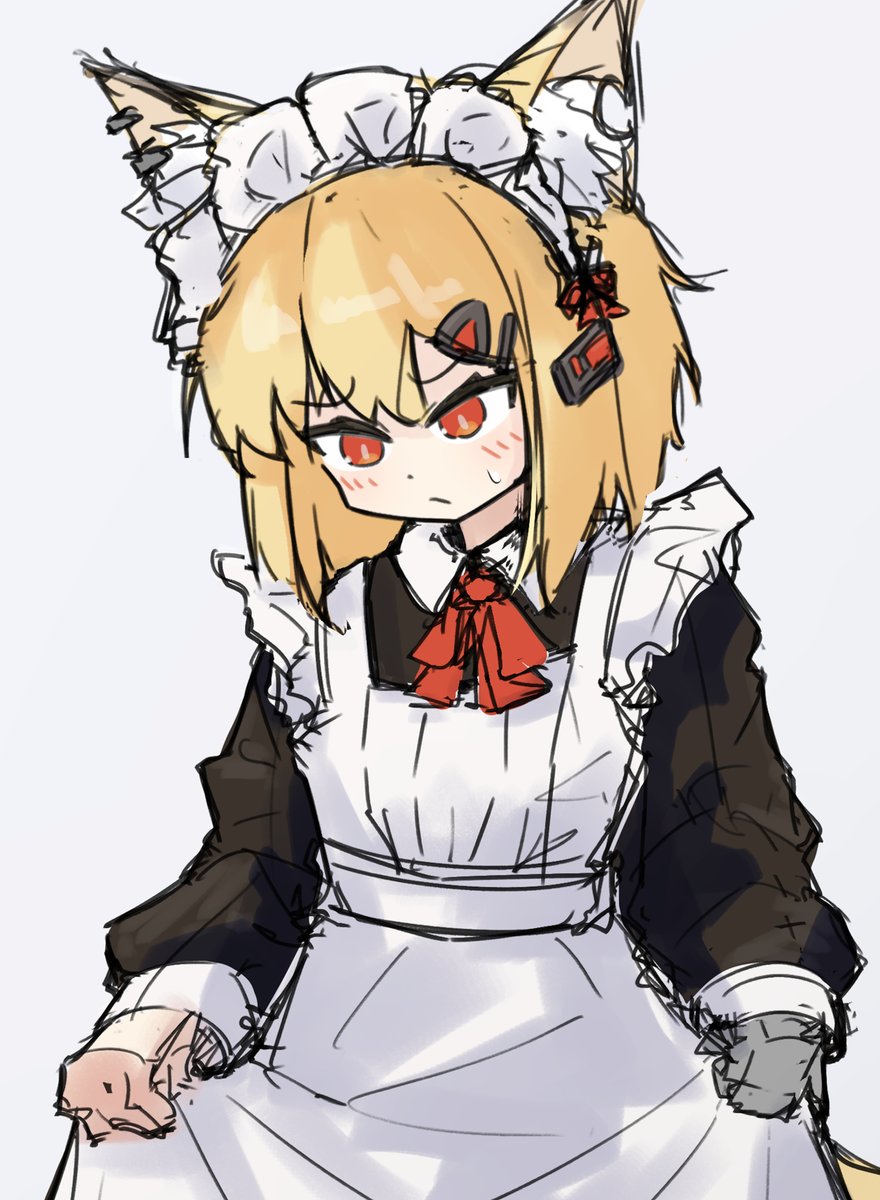 BlanketRena's tweet photo. #アークナイツ #Arknights
ヴァーミルちゃんにメイド服着てもらいたいです。 https://t.co/Hg0sf2LKCZ
