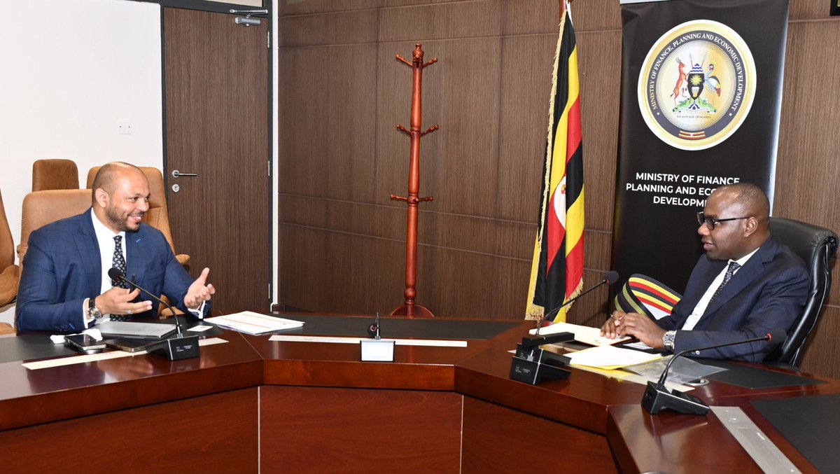 henrymusasizi1's tweet photo. In today’s meeting with the Secretary General of the Organisation of African, Caribbean and Pacific States (OACPS) H.E Moussa Saleh-Batraki I thanked him for the renewed commitment to strengthen the organization,in addition to advocating for the independence of the 79 member states.

Uganda is focused on promoting trade and investment between the member States, adding that Uganda also welcomes partners who are ready to support her ambition of building a 500- billion-dollar economy by 2040. 

We need support and collaboration to drive this agenda through the ATMS and the enablers which include; peace and security, infrastructure development, cheap electricity to support industrialisation and human capital among others