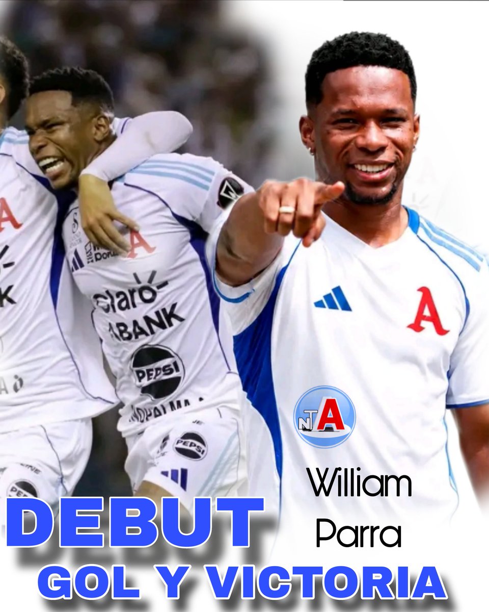 notialboes_afc's tweet photo. 📘 #WilliamParra DEBUTO  en el Cuscatlán con Alianza FC Y ANOTO EL GOL DE LA VICTORIA, el 2-1 sobre el equipo de Antigua, el equipo albo sumó 3 puntos en este torneo internacional ... DALE DALE ALBO 👏🅰️👊 https://t.co/1momaZPt9V