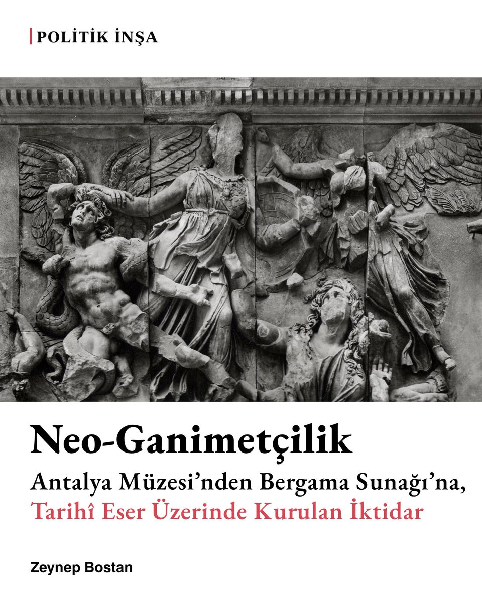 politikinsa's tweet photo. Ganimet mantığı yalnız eseri başka bir ülkeden söküp götürmekle ortaya çıkmaz; tarihî nesneyi toplumun bilgisinden çekip almak da geçmiş üzerinde tek taraflı tasarruf kurmanın bir biçimidir.

https://t.co/HTiRCLYBPd https://t.co/nNiCgoWVuI