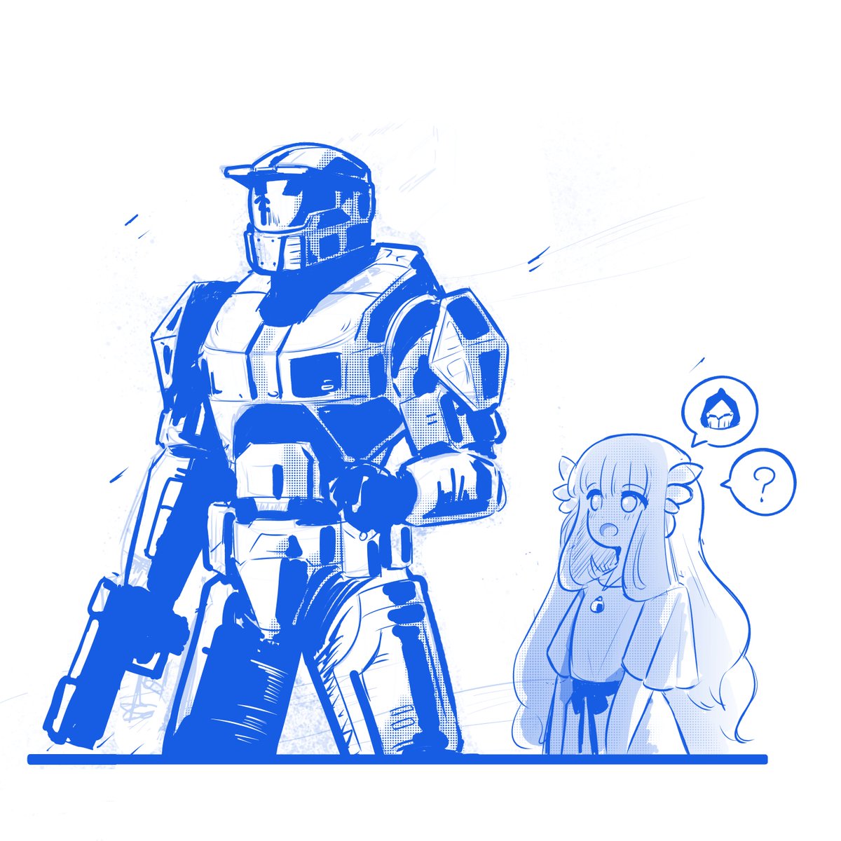 Flare_h's tweet photo. I really like the Halo remake https://t.co/3ZD5lS74je