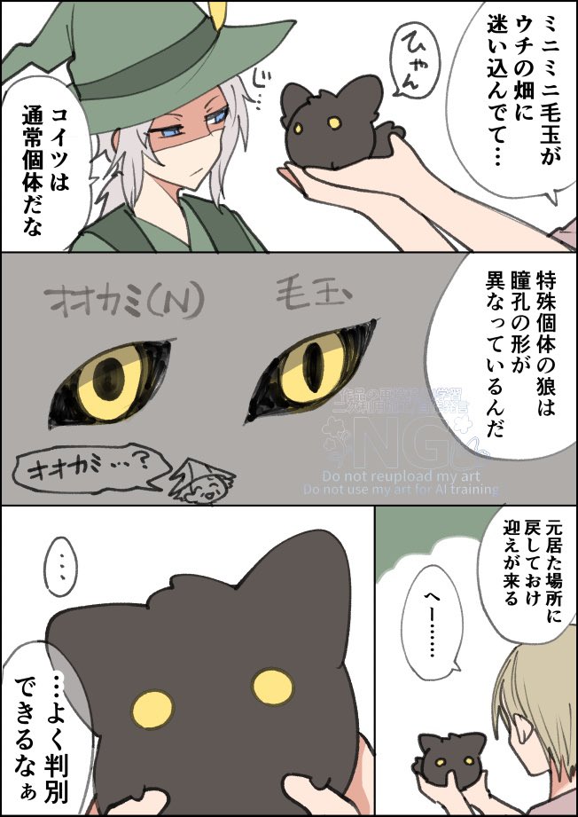 kurezi's tweet photo. ミニミニ毛玉の識別 https://t.co/adARTVuyUI
