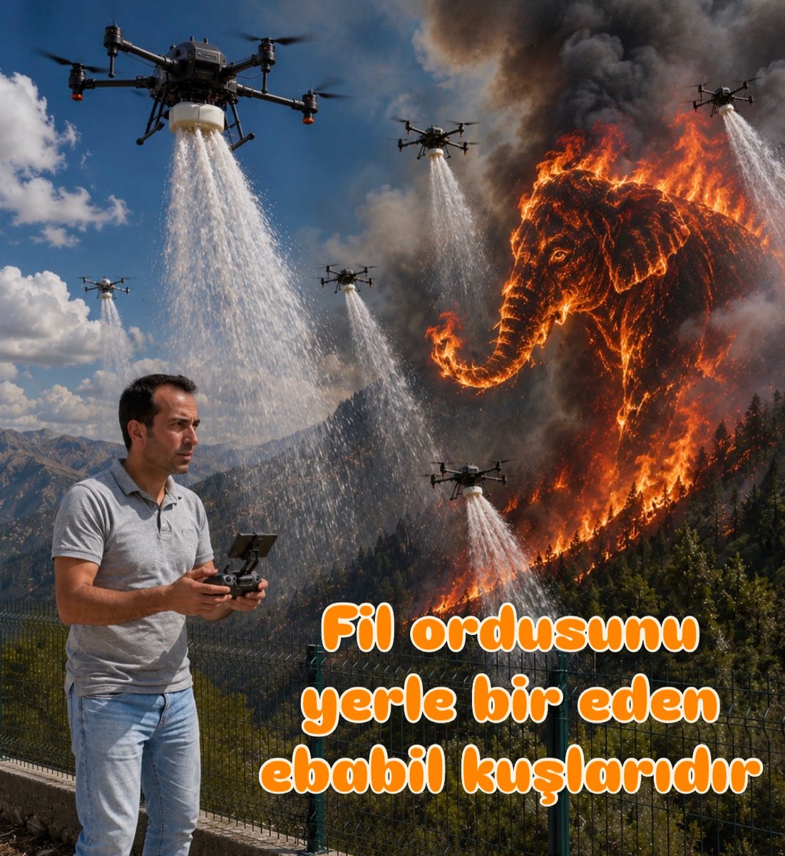 AliBasar42's tweet photo. Çözümsüzlük tepkisizleşmeyi doğuruyor. 

Terör 
Yangın
Gazze

Bir çözüm olmadığı için toplumda atalet ve rehavete sebep oluyor 

Aslında “Büyük Filleri küçük Dronlar Yener” 

Zor bişey değil
#BOZ42

#yangın #deprem #gazze #terör #çözüm https://t.co/bD4bEvTpf9
