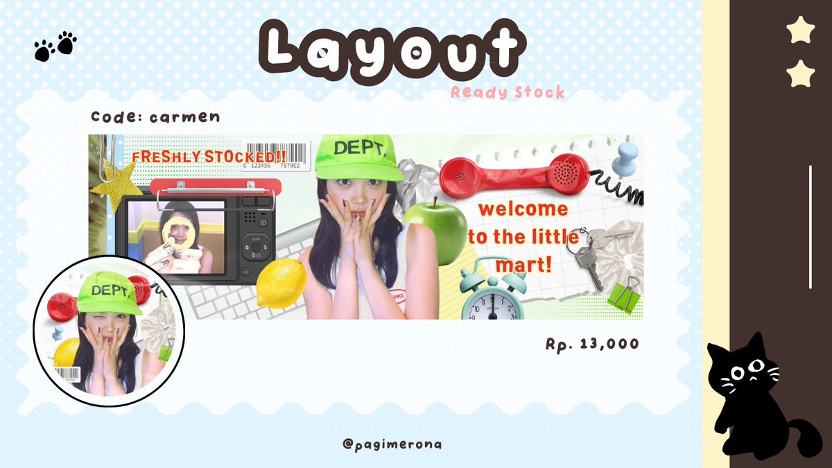celahmentari's tweet photo. 🍏 Help re-post tysm!

Ha-ii, aku ada layout rs dengan update hargaa >_<! Free retext juga yaa yang berminat bisa jemput ke @pagimerona 

#bealanja https://t.co/nJqhqFH67W