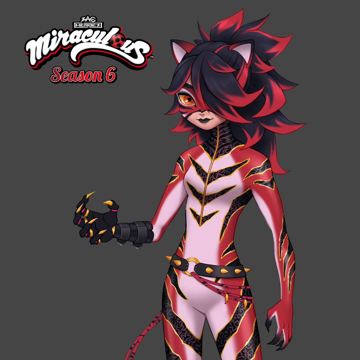 mlbs6conceptart's tweet photo. Purple Tigress season concept art and 3D model 🐅
#MLBS6Spoilers #mlbtwt #MiraculousLadybug https://t.co/FD1KQgfpwZ