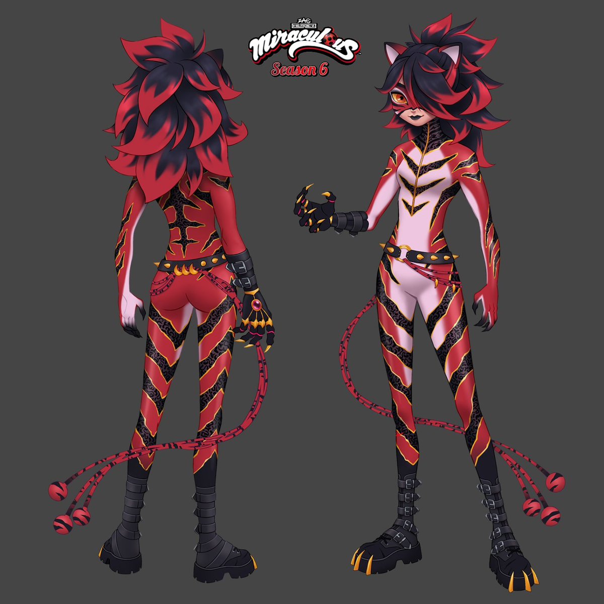 mlbs6conceptart's tweet photo. Purple Tigress season concept art and 3D model 🐅
#MLBS6Spoilers #mlbtwt #MiraculousLadybug https://t.co/FD1KQgfpwZ