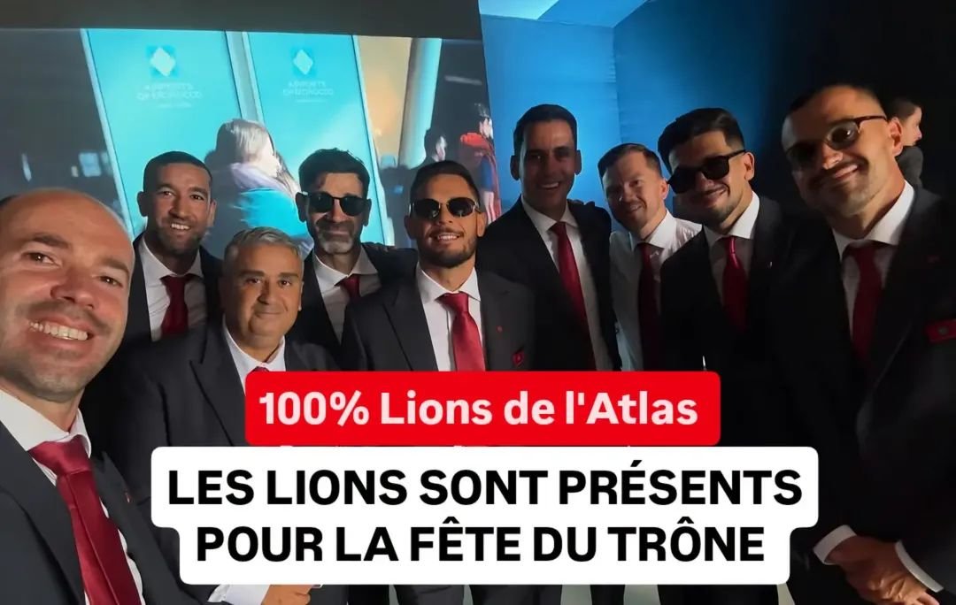 100_ldagerant's tweet photo. 🇲🇦👑✅ Les lions sur leur 31 pour la Fête du Trône aujourd'hui à Tetouan, comme annoncé en exclusivité la semaine dernière.

#frmf #100lionsdelatlas #lionsdelatlas #cdm2026 #MAROC https://t.co/QA6Mrr48eP