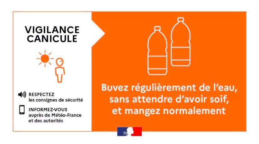 Prefet2B's tweet photo. #Canicule | Adoptez les bons réflexes pour vous protéger ! Les fortes #chaleurs peuvent avoir des conséquences sur votre santé. Chacun peut agir pour limiter les risques. Retrouvez les gestes pour se protéger, préserver sa santé et adapter son quotidien : https://t.co/gQuAV9F7zv https://t.co/poMGqPsdVV