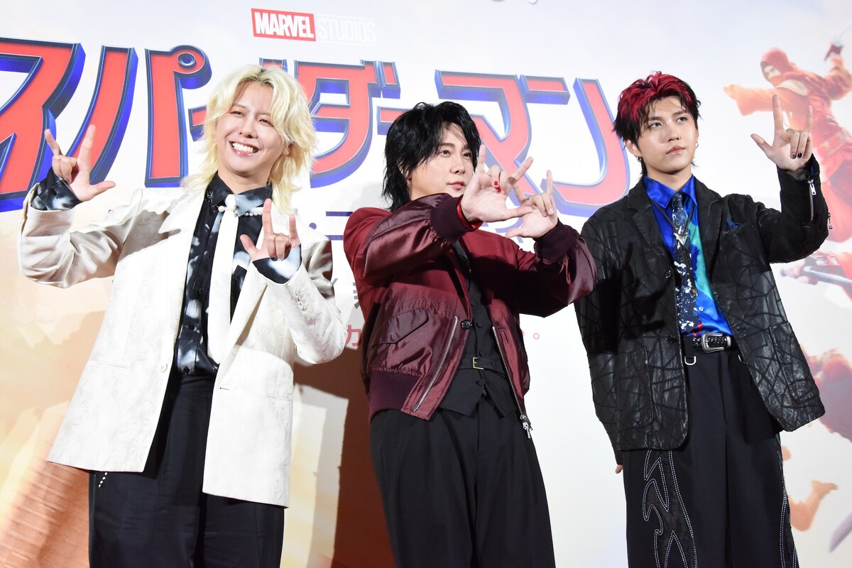 eiga_natalie's tweet photo. ミセス大森元貴らが「スパイダーマン」愛を語る、新作の見どころは“頭から最後まで”

🔻ジャパンプレミアレポート（写真19枚）
https://t.co/UNh1fcvnx7

#スパイダーマン https://t.co/ZBzSqml6Wj
