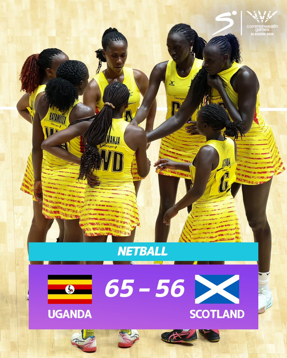 SuperSportTV's tweet photo. The She Cranes topple the hosts at the Hydro 🇺🇬🙌

#SSCommonwealthGames | #Glasgow2026 https://t.co/za4yTathxf