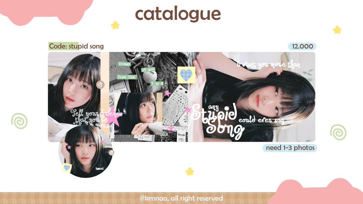 kmnao's tweet photo. any interaction will be appreciated! timakaci

halo mentemen ^__ kenalan yuk sama anak baru yang masuk ke katalog layout nyimut aku! jika ada kesamaan dengan ba lain tolong kabari aku di dm atau tele. layout modelnya juga ufs dan aku open titip special!! ⭐️

#bealanja https://t.co/n53I0aXXcH