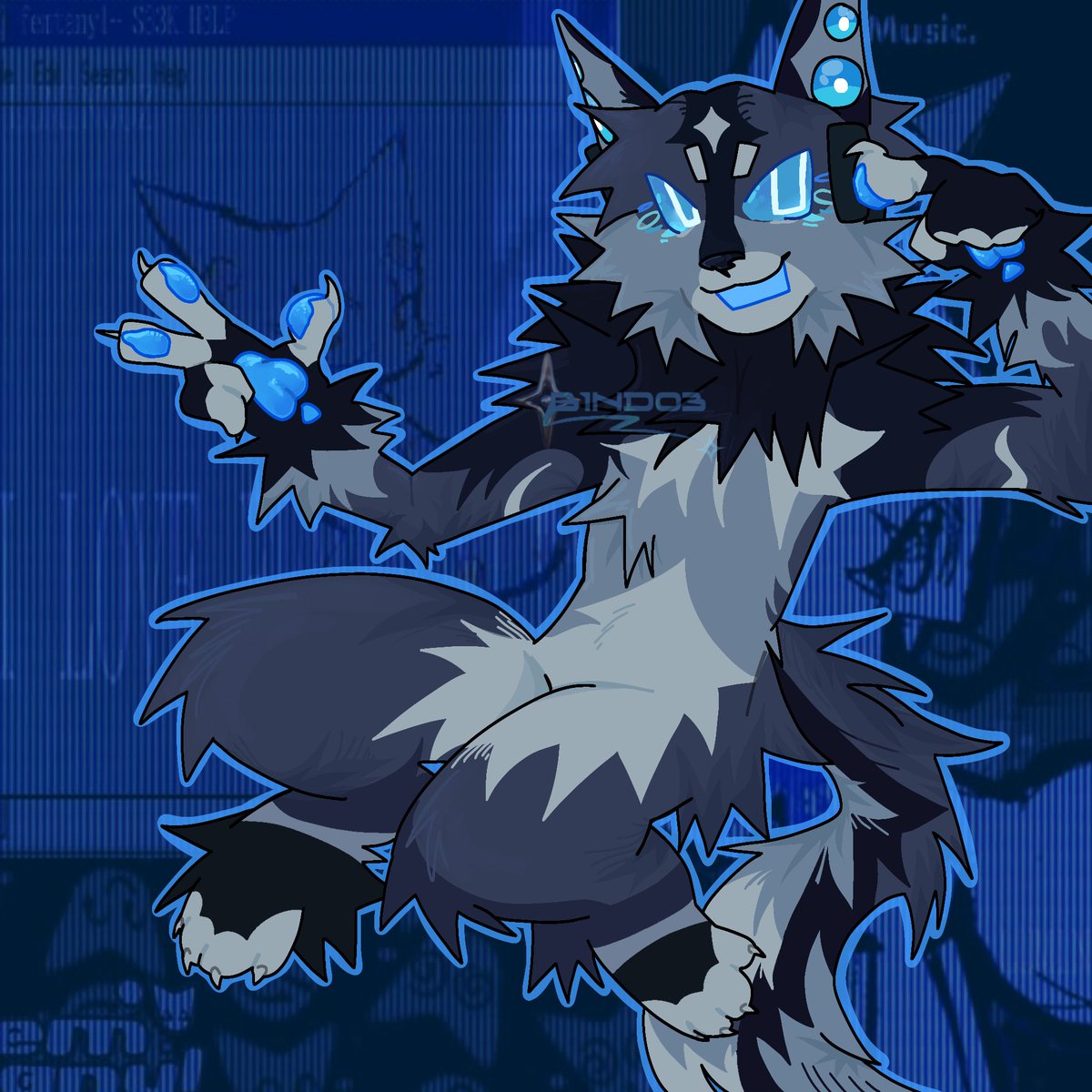 B1nd03's tweet photo. Chill wolf #kaijuparadise https://t.co/jREDCPo6aX