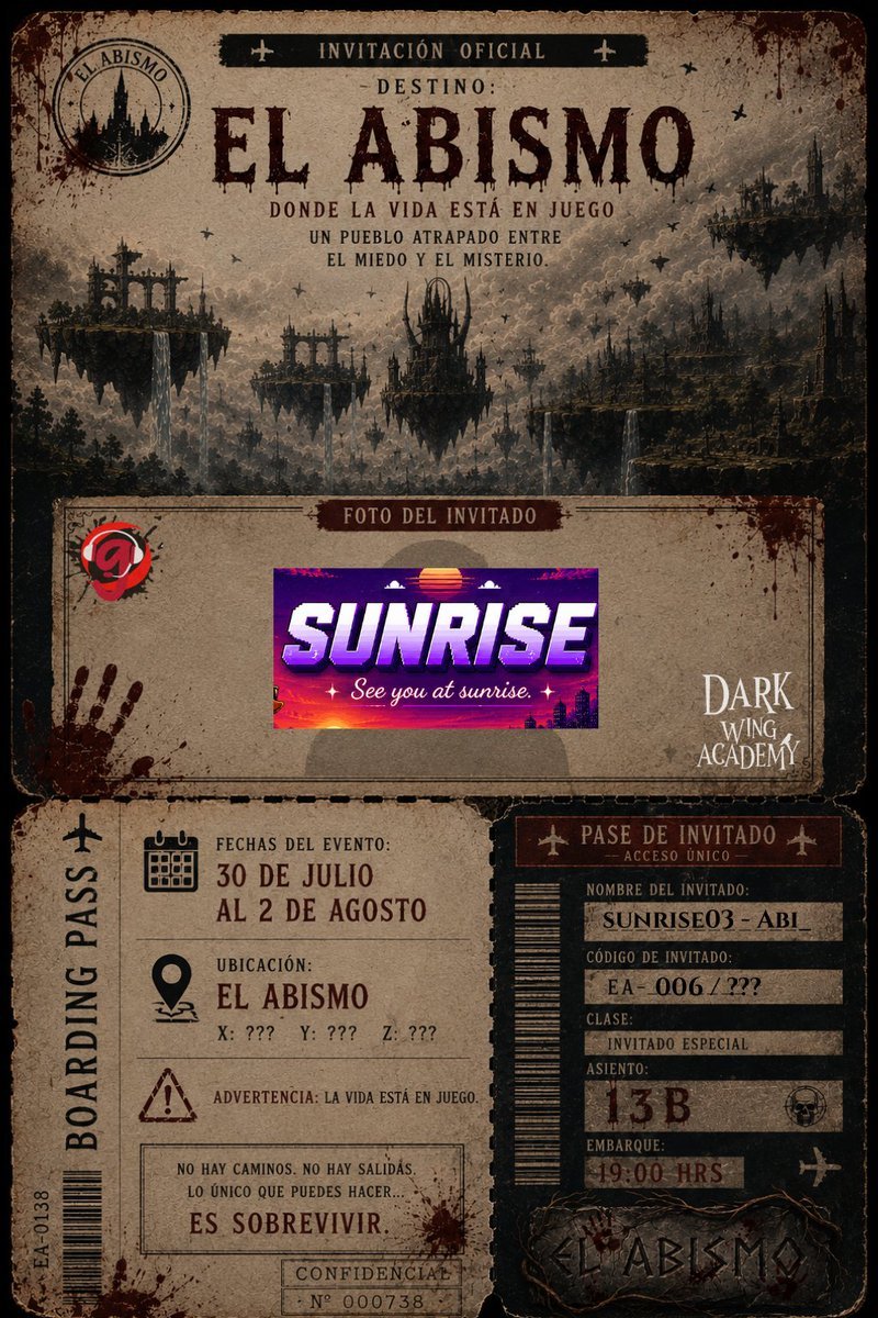 albast_11's tweet photo. 🔥 El Abismo ha empezado a reclamar gente 

Invitado 006/???
@albast_11  

Twitch - https://t.co/7J1QzGX9If
 #elAbismo  #darkwingacademy
@darkwingacademy https://t.co/ewiFwzx4HR