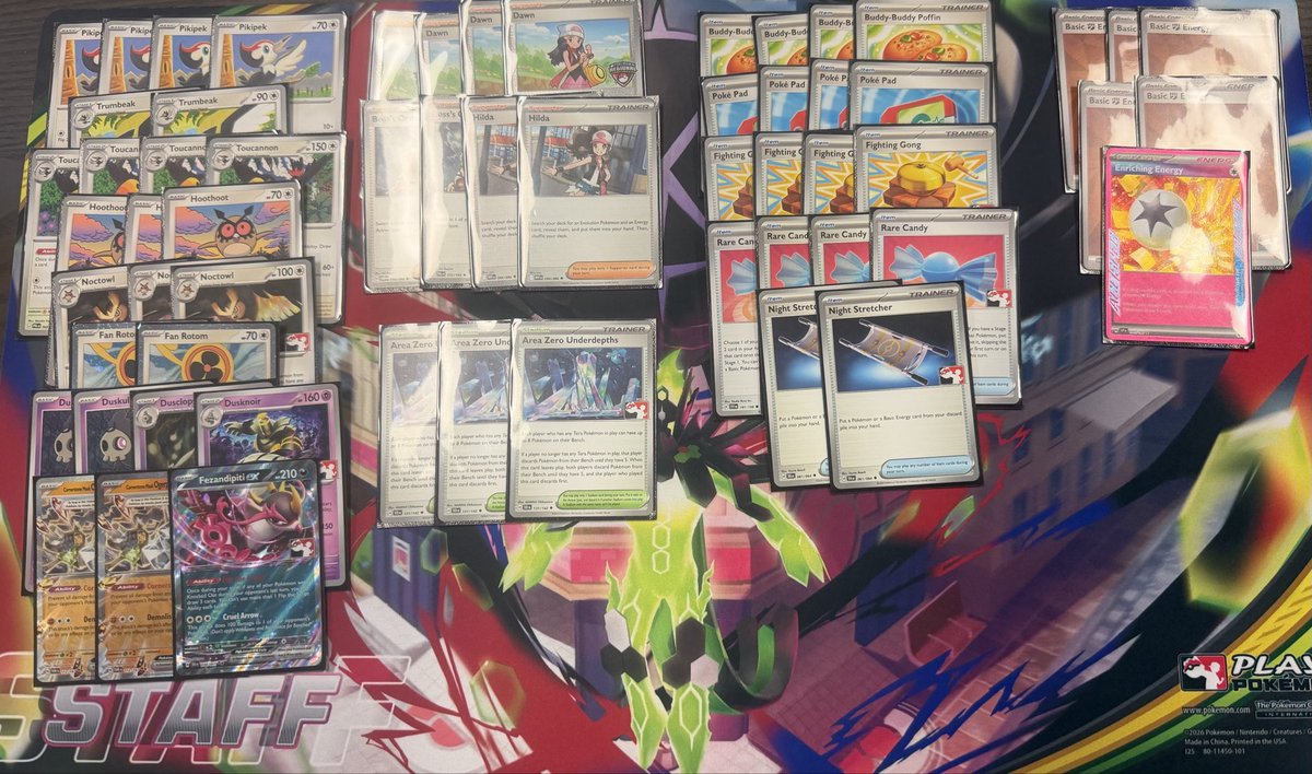 The_Verd29's tweet photo. This was the Toucannon list I cooked up! Tried a few different variations and this one felt the strongest! Being able to pressure with the ghost package and having ridiculous draw with Toucannon + Enriching was crazy! Only change I’d make is cutting a gong for a balloon to pivot! https://t.co/yvKbiyzynb