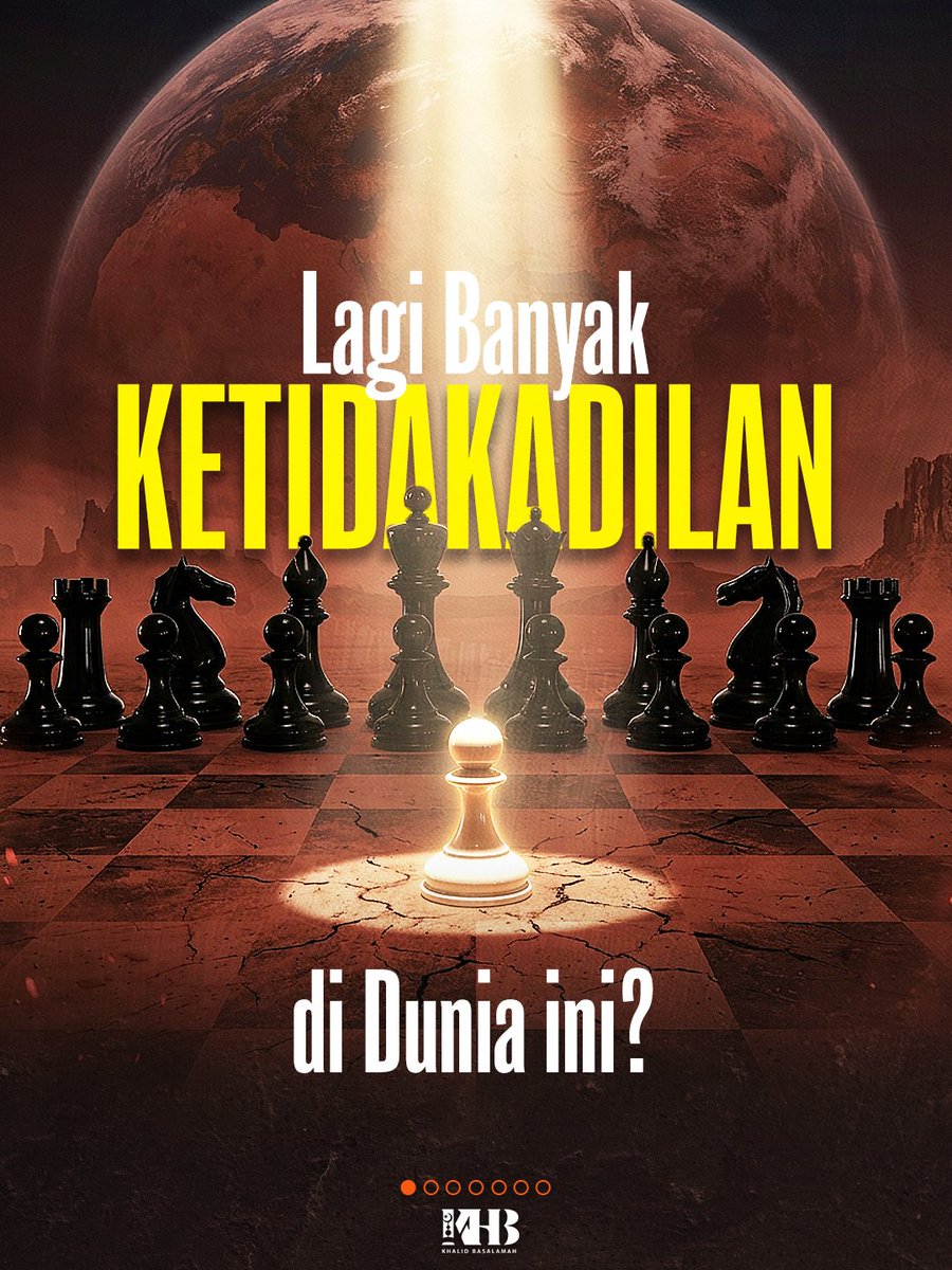 ustadzkhalid's tweet photo. ▶️ LAGI BANYAK KETIDAKADILAN DI DUNIA INI?

📡 Simak poster selengkapnya:
https://t.co/zuW1HwB2dE

Melihat banyaknya kezaliman dan ketidakadilan di sekitar kita terkadang membuat hati sedih. Bahkan, sebagian orang mulai bertanya, "Di mana keadilan?"

Seorang muslim hendaknya yakin bahwa Allah ﷻ tidak pernah lalai sedikit pun dari apa yang dilakukan hamba-Nya. Tidak ada satu pun kezaliman yang luput dari pengawasan-Nya, dan tidak ada pelaku zalim yang akan lolos dari hisab-Nya.

Allah ﷻ berfirman:
وَلَا تَحْسَبَنَّ اللّٰهَ غَافِلًا عَمَّا يَعْمَلُ الظّٰلِمُوْنَ ەۗ اِنَّمَا يُؤَخِّرُهُمْ لِيَوْمٍ تَشْخَصُ فِيْهِ الْاَبْصَارُۙ

“Janganlah sekali-kali engkau mengira bahwa Allah lengah terhadap apa yang orang-orang zalim perbuat. Sesungguhnya Dia menangguhkan mereka sampai hari ketika mata (mereka) terbelalak.” (QS Ibrāhīm [14]: 42).

Penangguhan bukan berarti Allah membiarkan. Itu adalah bagian dari hikmah-Nya. Karena itu, jangan putus asa terhadap keadilan Allah, dan jangan pula membalas kezaliman dengan kezaliman. Tetaplah berada di atas kebenaran dan bersabar, karena setiap amal akan mendapatkan balasan yang paling adil di sisi Allah ﷻ.

Semoga Allah ﷻ menjaga kita dari berbuat zalim, meneguhkan hati kita di atas kebenaran, dan memberikan kesabaran hingga datang pertolongan-Nya.

Allāhu Ta‘ālā a‘lam bishawāb.
__

♻️ Silahkan disebarluaskan

🚫 Dilarang menambah dan mengurangi isi poster/video ini tanpa izin

#khalidbasalamah #khalidbasalamahofficial #ustadzkhalid #ustadzkhalidbasalamah #khalidzeedbasalamah