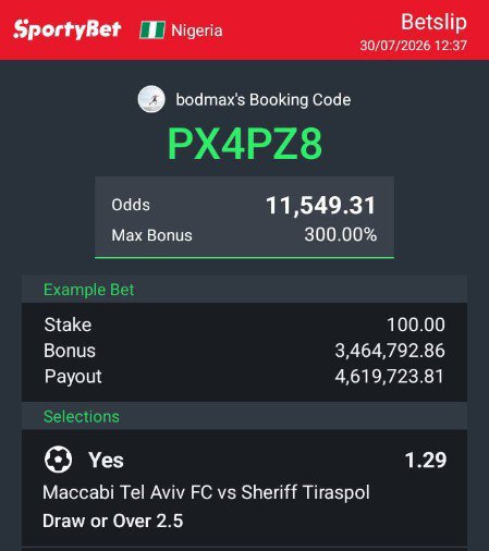 BodmaxTips's tweet photo. X or Ov 2.5 ✅ 💥

Do +/- https://t.co/GX3QxAkbE2