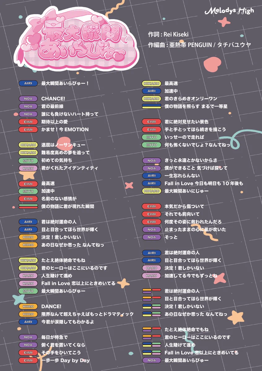 越智あいり(Melodys High) on X: 