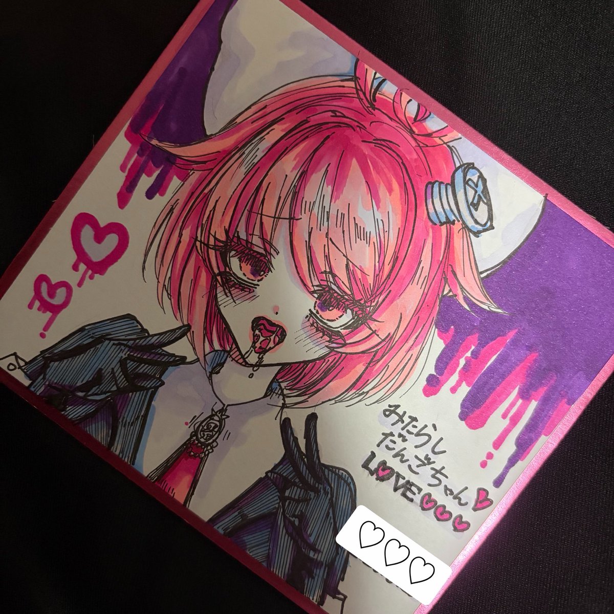 miko_miko_cha_'s tweet photo. 前に、だいすきな絵師さまに描いていただいたあきらちゃんです……♡

 #バーチャルサンドバッグ https://t.co/s1bJBykHtS