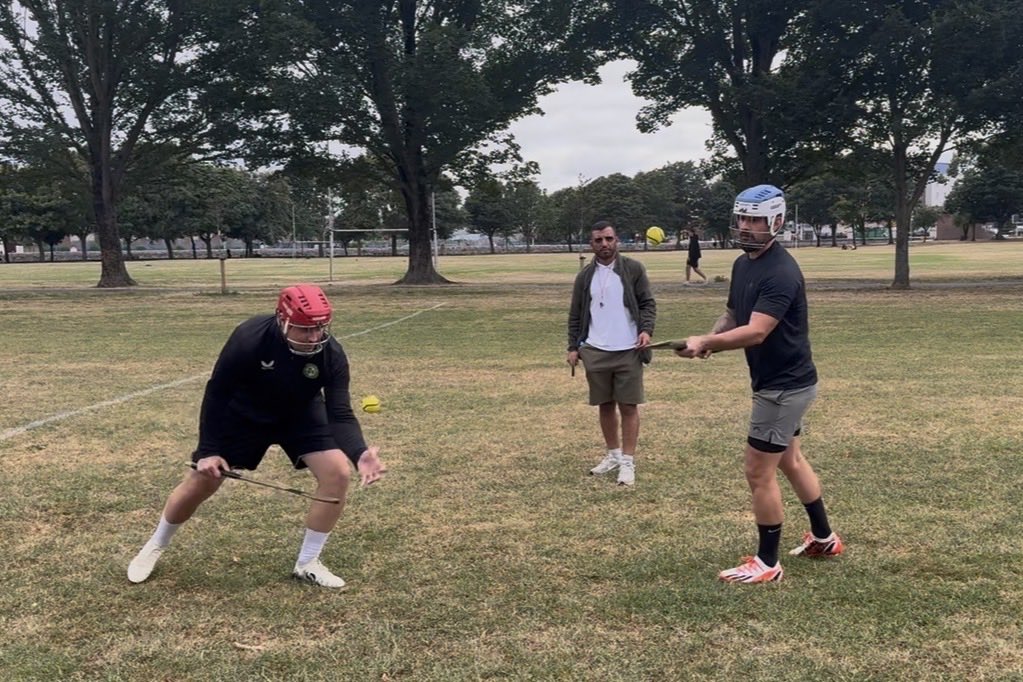 AbdullaAljumali's tweet photo. Yesterday marked my first training session as Hurling Manager with NGN - The New Gaels GAA, and it was a privilege to take to the field with such an enthusiastic group of players.

A special welcome to Christin from Spain 🇪🇸 and Fabricio from Argentina 🇦🇷 1/4 https://t.co/yodTcIod47
