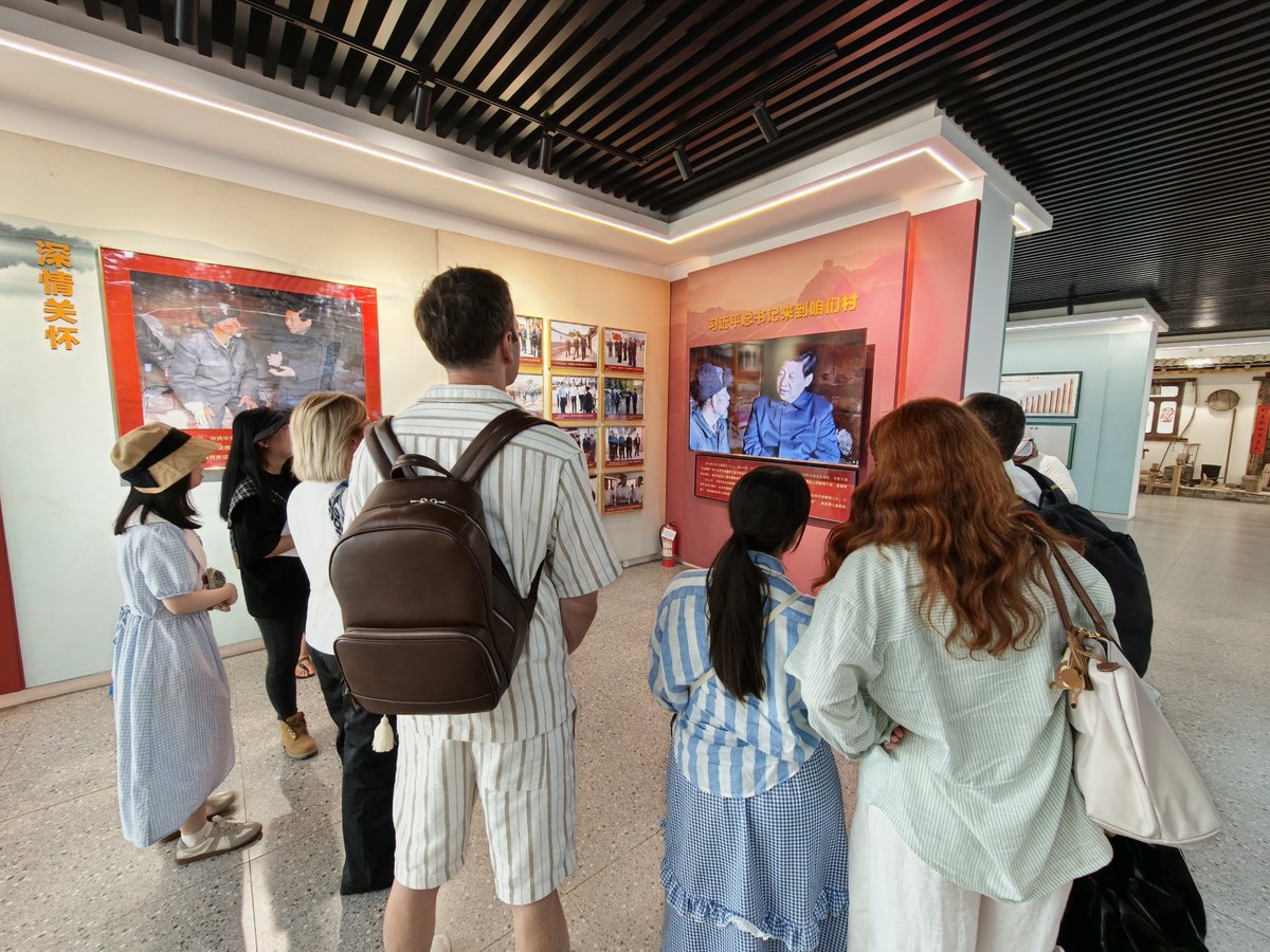 hello_DINGXI's tweet photo. Armenian friends visited Dingxi in Gansu. They toured beautiful countryside villages, appreciated painted pottery culture and experienced the charm of intangible cultural heritage. Everyone says Dingxi is wonderful! https://t.co/MRhWznTXZM