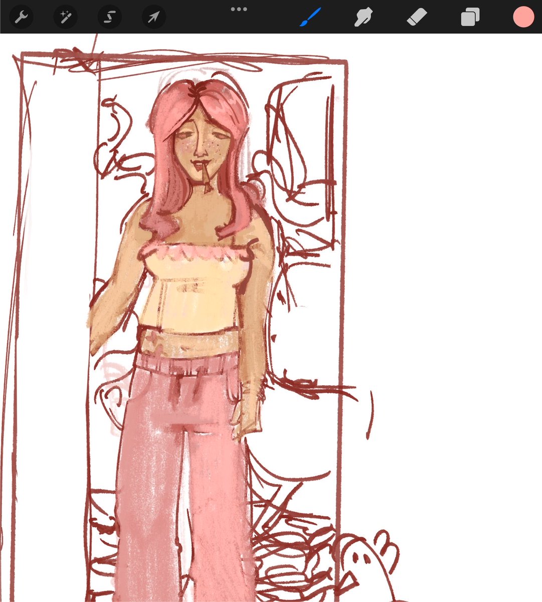 tobbled's tweet photo. fluttershy sketch inspired by this tweet #mlp https://t.co/OKxtiHBNBF