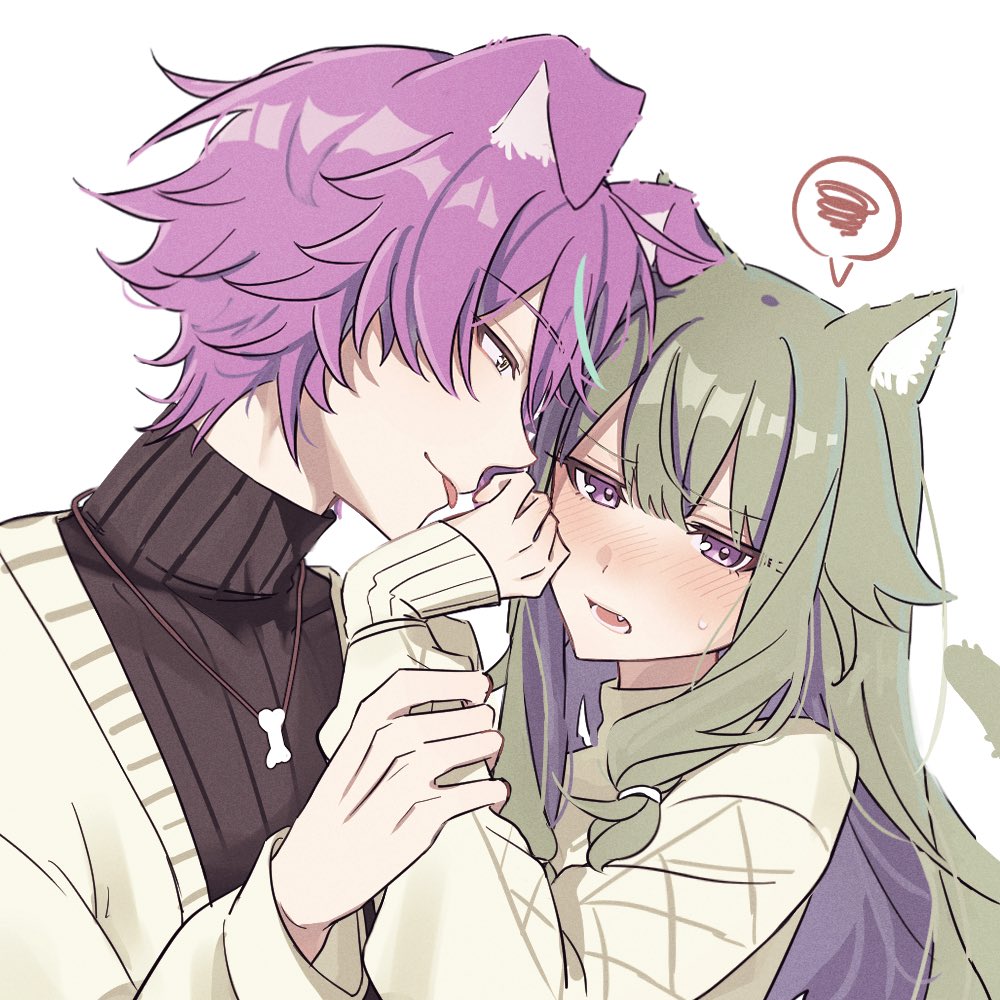 onmaru355's tweet photo. 🐶🐱#類寧々 https://t.co/sauSsfuUzX