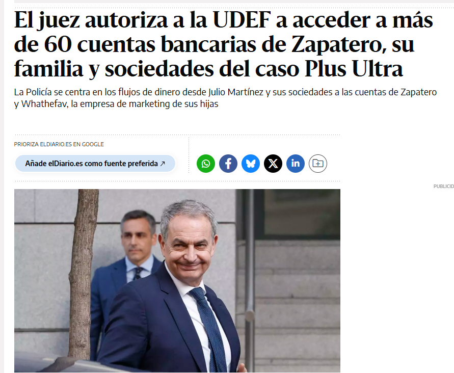 miguelf37488293's tweet photo. Si los jueces se dedicaran a investigar a todos los ex presidentes con el mismo fervor que investigan a Zapatero seguro que este seria el mas honrado de todos los que hemos tenido https://t.co/dhmt8zVxaB