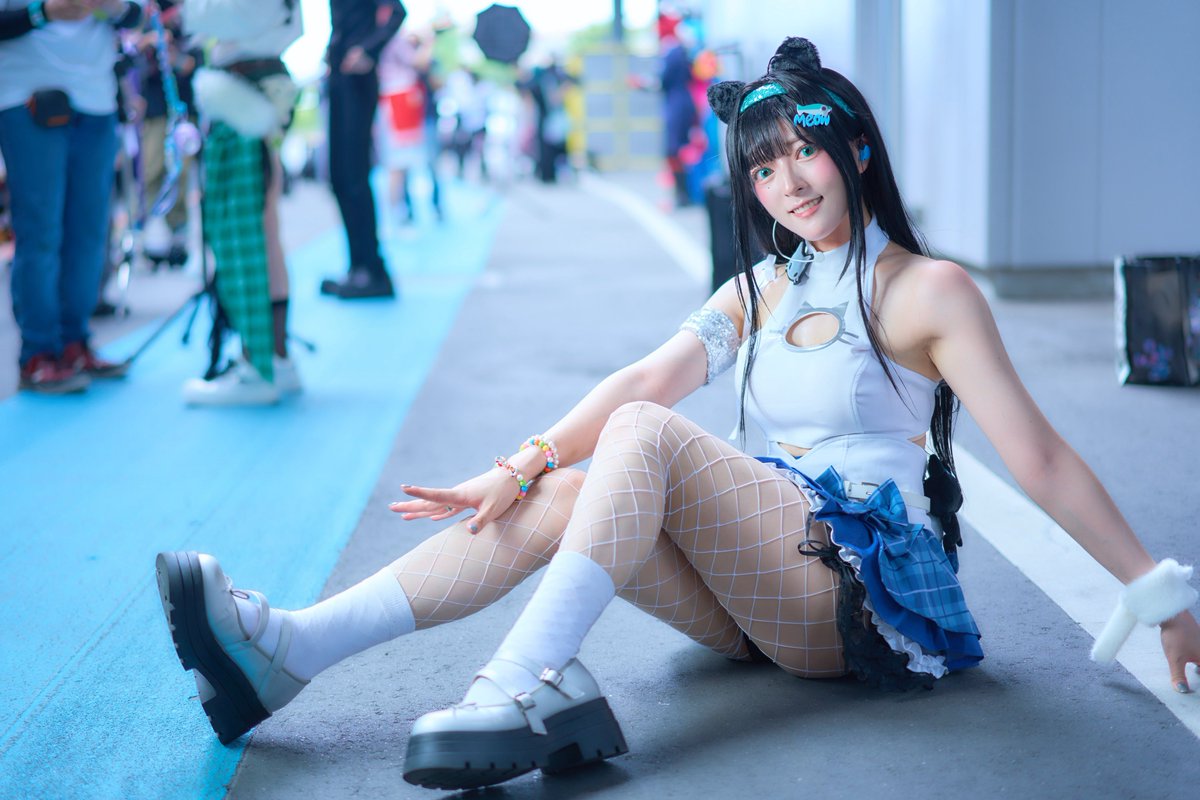 kaname_loa's tweet photo. 子ネコさんはどんなポーズがいいですか🩵

#NIKKEcosplay
#アコスタみずほPayPayドーム福岡 https://t.co/RTWqWUwHJ1