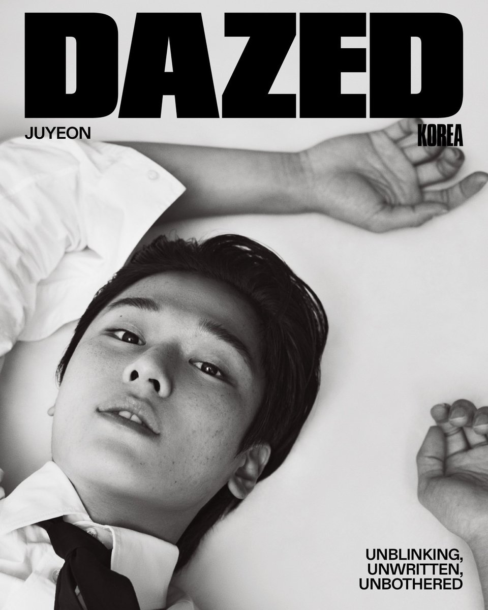 decaffeim's tweet photo. Unblinking. Unwritten. Unbothered.

DAZED Korea / August Issue, 26. https://t.co/r9yOahTWvt