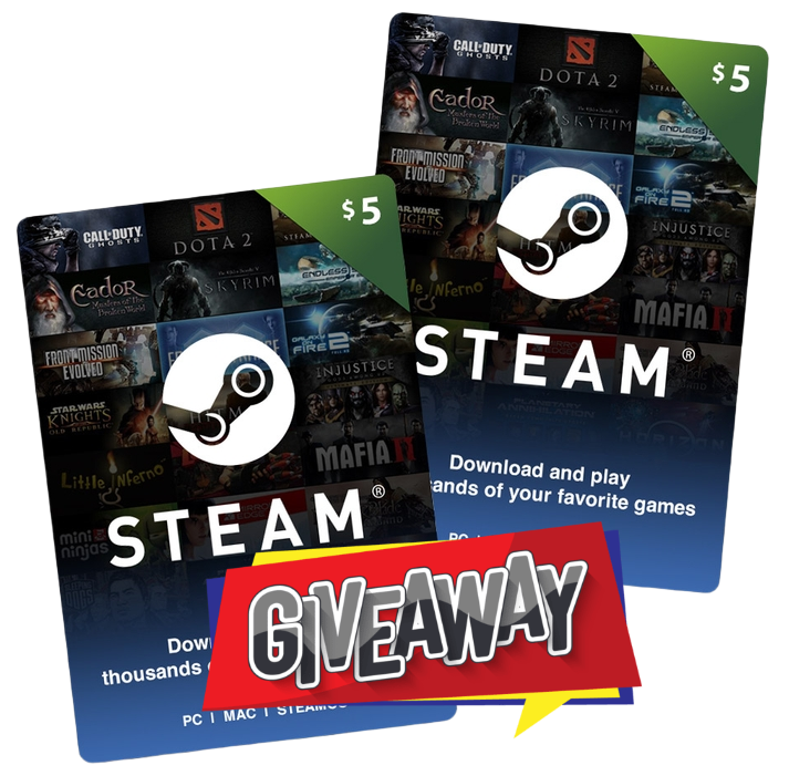 SteamGamesPC's tweet photo. 🍣🍵#GIVEAWAY - 💸"$5 STEAM WALLET GIFT CARD"💸

How to Win🏆:
✅Like &amp; Retweet this Tweet👇
➡️https://t.co/xp624gYrII
♻️Repost &amp;❤️Like 
⏰Winner will be announced on AUGUST 1st
📧DM me to sponsor a giveaway like this!
#Giveaway #SteamGame #IndieGameDev #Steamworks #SteamWallet https://t.co/jS5yp9eJ9h