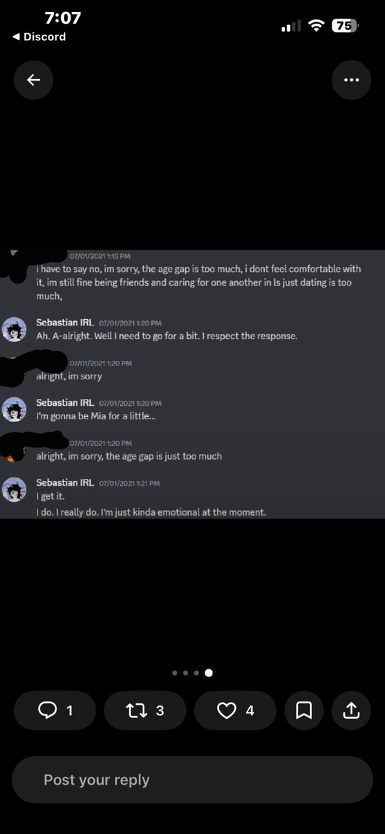 GabrielMandela0's tweet photo. TW anyone friends with @OwlOfTheSkies be careful, this person is a child groomer! Proof of them grooming a 15 year old https://t.co/3k0Fe1SWNx