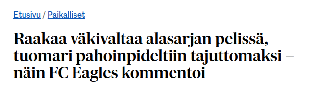 puntteri's tweet photo. – Kommentoidaan viikon päästä, kun tiedetään mitä todellisuudessa on tapahtunut, joukkueenjohtaja sanoo puhelimessa. https://t.co/8WxDP4ClZT