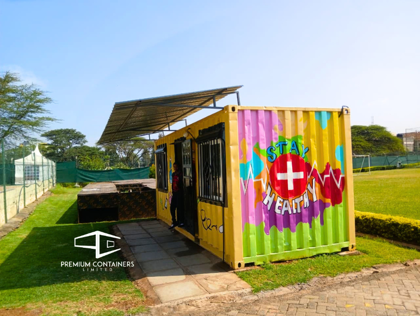 Premium2008's tweet photo. Through recycling, discarded shipping containers are now crafted into useful, functional living and workspaces. 
Here is one, a 20Ft unit, conveniently completed for a client in Nairobi, a modular home office. 
Learn more via https://t.co/KyamvLH0Pw

[De La Rue IEBC Faith Cherotich London KPLC]