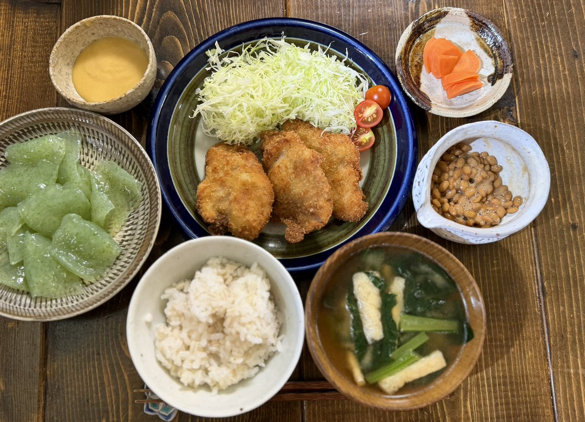 nortebell's tweet photo. 今日の夜ごはんはヒレカツ

#おうちごはん https://t.co/WrO95fJTXM