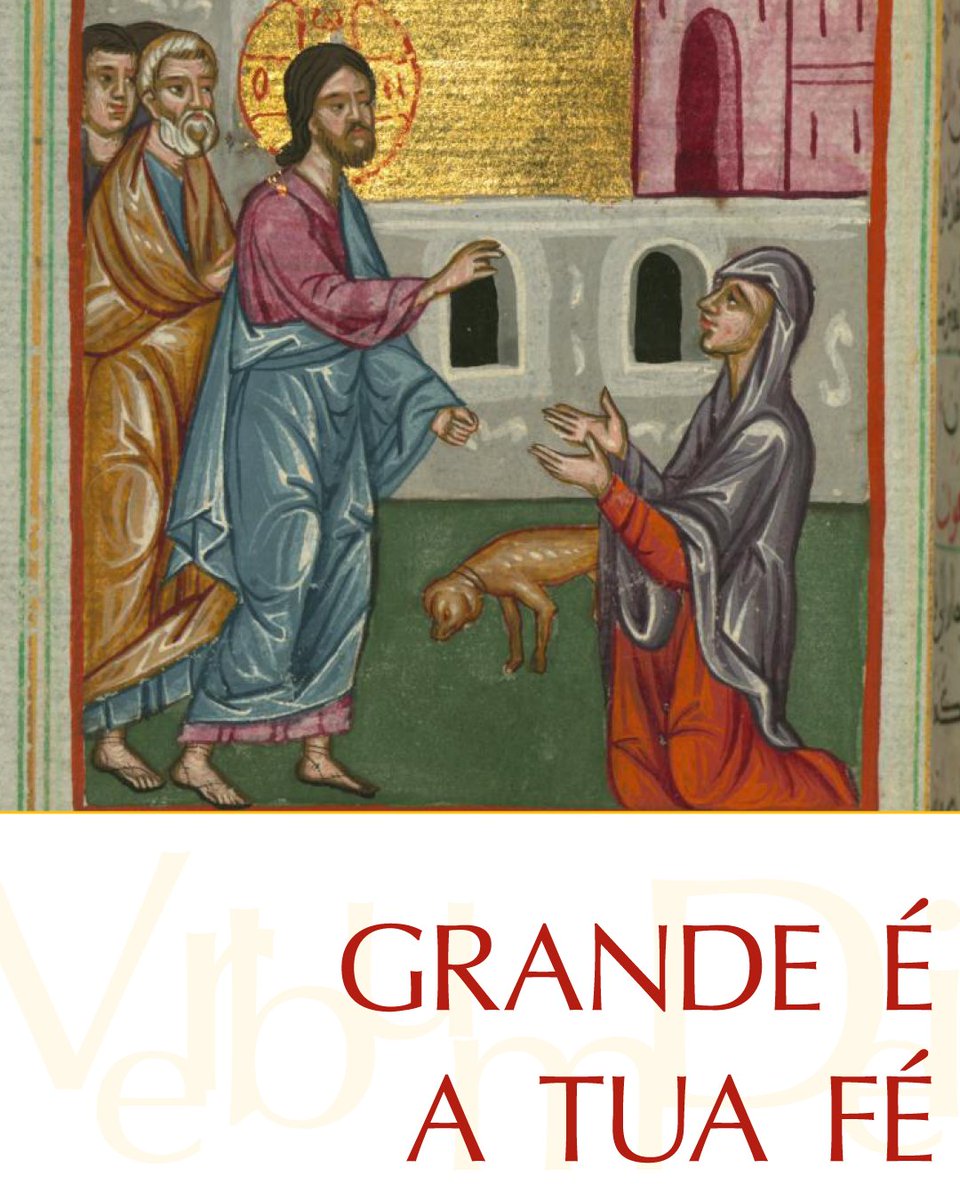 vaticannews_pt's tweet photo. Mas, a mulher, aproximando-se,
prostrou-se diante de Jesus,
e começou a implorar:
"Senhor, socorre-me!"
Jesus lhe disse:
"Não fica bem tirar o pão dos filhos
para jogá-lo aos cachorrinhos".

#EvangelhodeHoje Mt 15,21-28
https://t.co/sIM9ZD2HU3 https://t.co/A3qpHCwhie
