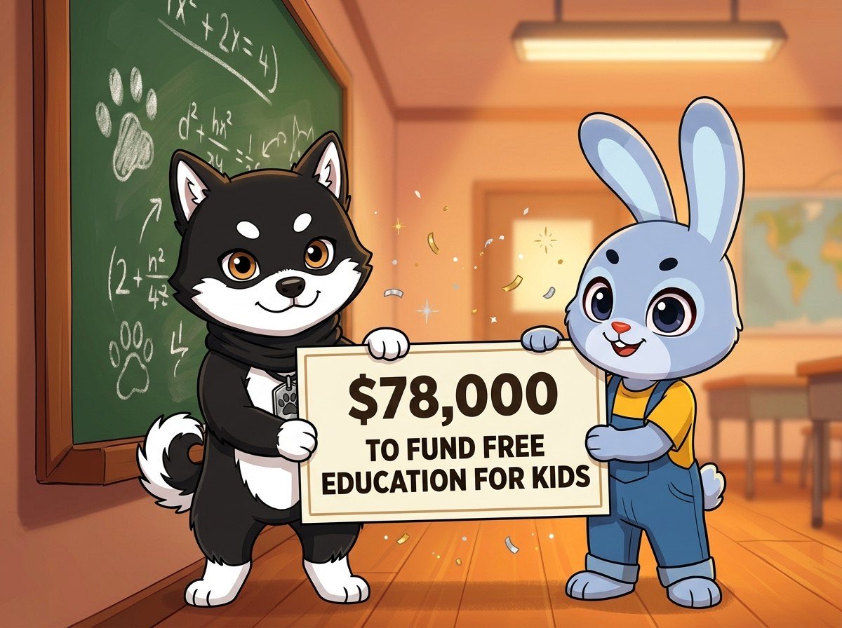 genshimoto's tweet photo. @cz_binance @GiggleAcademy mame-inu:native community is happy that we were able to contribute to fund free education for kids  when we donated it was 160k https://t.co/izkoNebnqo