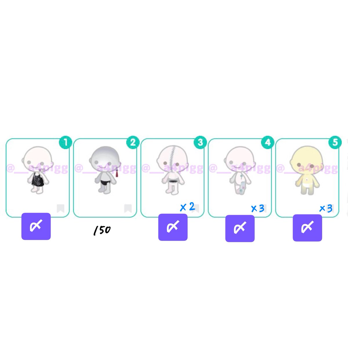 __a4pigg's tweet photo. 【値下げ交渉◎】

1名のみ
譲　画像内②　BOXX49ピアス付スキン
求　150pay

気になる方は【リプ後】DMまでお願いします🙌🏻
値下げ交渉もお気軽にください🔥

#ピグパ販売
#ピグパ買取 https://t.co/GLfTcG5POy