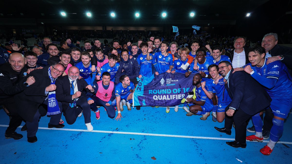 AustraliaCup's tweet photo. Another memorable night in @SMFC history 🤩

#AustraliaCup #MagicOfTheCup https://t.co/Q7XSwHfTdl
