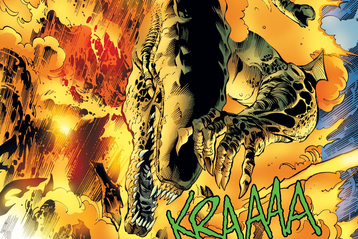 avpcentralt's tweet photo. In Batman/Aliens II, Dr. Fortune spliced Arkham DNA with Xenomorph matter to build supersoldiers.
Two-Face obeyed.
The Killer Croc hybrid did not.
It killed her with a headbite and forced Batman into a mech suit.
Full breakdown: https://t.co/wHiTK1vsST
#Alien #Aliens #Batman https://t.co/17STZscEJ8