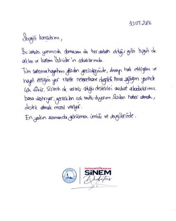 imamoglumedyaa's tweet photo. Gözaltına alınan Sinem Dedetaş’ın mesajı:

“Tüm çalışma hayatımı gözden geçirdiğimde, olmayı hak ettiğim ve hayal ettiğim yer elbette nezarethane değildi.” https://t.co/hlzC3aGDrV