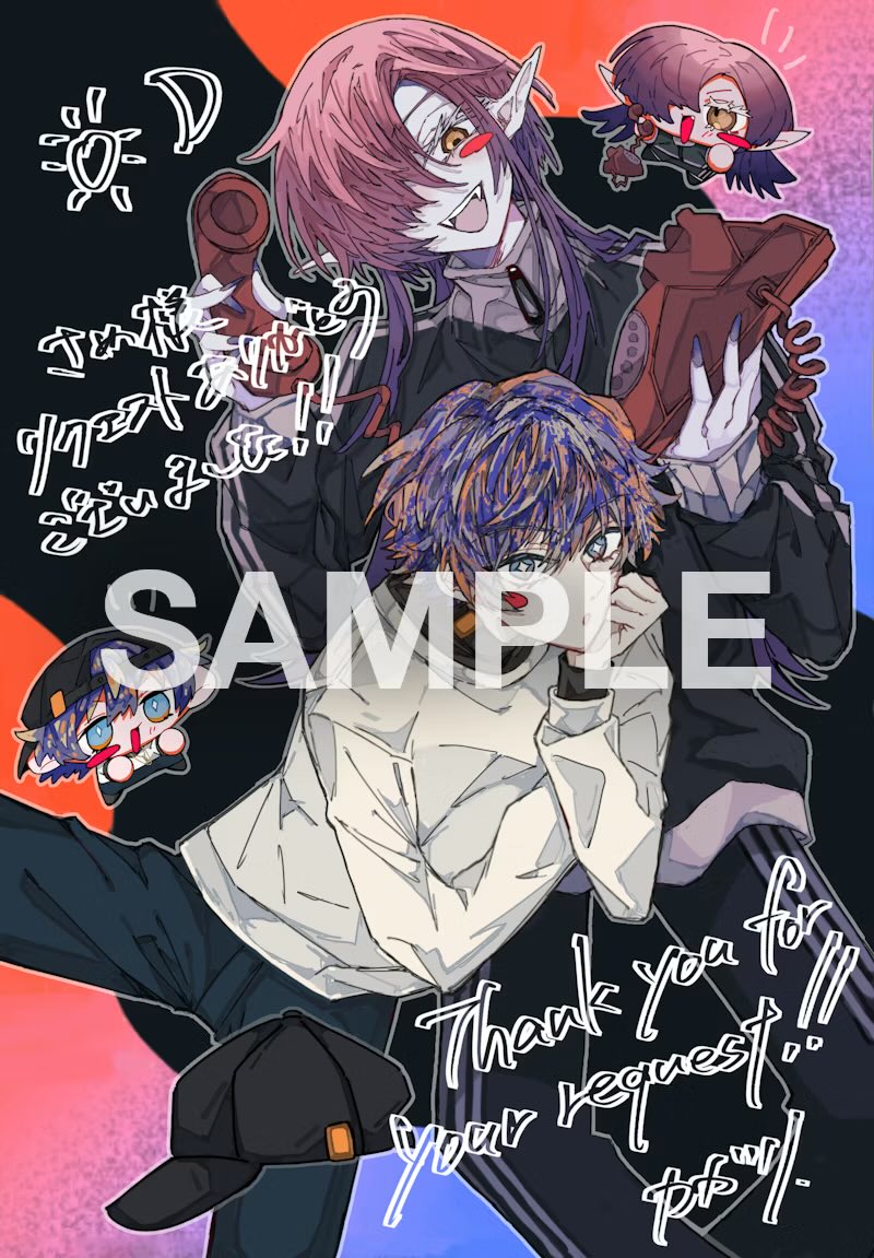 kgr_yugtrpg's tweet photo. なんかこうゆう絵を描きますよ〜ン https://t.co/TLpAL8bUj4