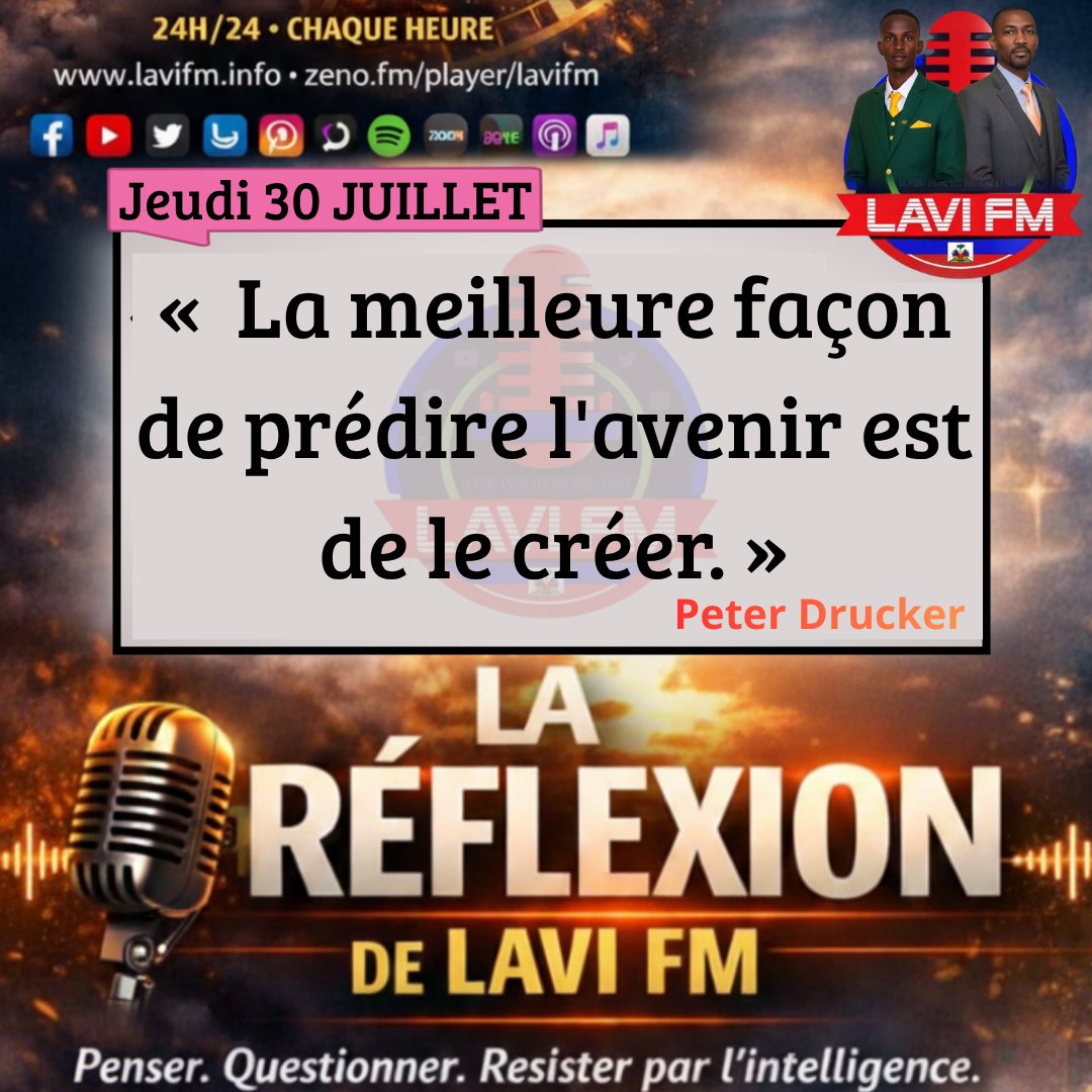 lavifm's tweet photo. LA RÉFLEXION DE LAVI FM https://t.co/4MyYEfe1Eb